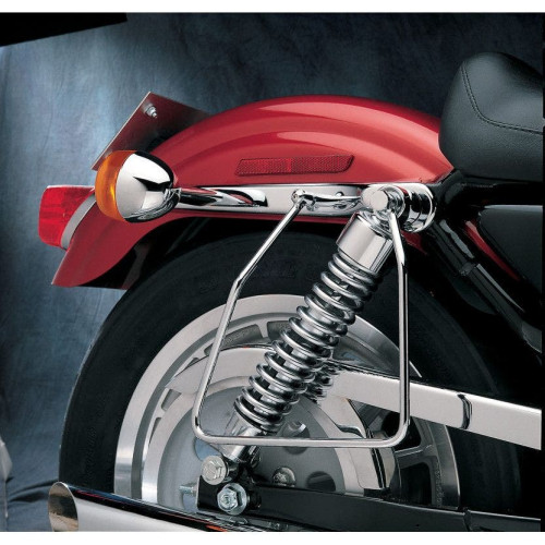 PartzBiz HD: 4417360-Drag Specialties Chrome Saddlebag Support Brackets Rails Sportster XL 86-93 | DS-110852 Repl OEM 90799-86 PartzBiz HD: 4417360-Drag Specialties Chrome Saddlebag Support Brackets Rails Sportster XL 86-93 | DS-110852 Repl OEM 90799-86