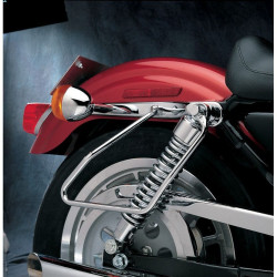 PartzBiz HD DSDS110857 - Drag Specialties ขายึดกระเป๋าข้าง Chrome Rails Sportster XL94-03 | DS-110857 เปลี่ยน OEM 90799-94B