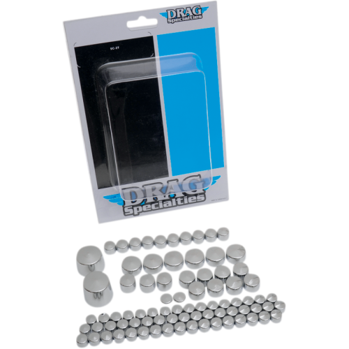 PartzBiz HD: 4417345-Drag Chrome Standard Engine Trans Primary Bolt Cover ชุดท็อปเปอร์ Harley FLH 07-08 | 2401-0700 PartzBiz HD: 4417345-Drag Chrome Standard Engine Trans Primary Bolt Cover ชุดท็อปเปอร์ Harley FLH 07-08 | 2401-0700