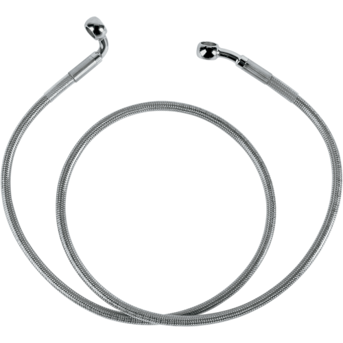 PartzBiz HD: 4417241-Drag Specialties สายเบรกสแตนเลสด้านหน้าสำหรับ Harley 99-07 FXST - ความยาวสต็อก PartzBiz HD: 4417241-Drag Specialties สายเบรกสแตนเลสด้านหน้าสำหรับ Harley 99-07 FXST - ความยาวสต็อก