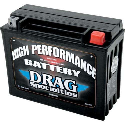 PartzBiz HD: 4417217-Drag Specialties High Performance 350 CCA Cold Cranking Amps Battery 24H Harley | 2113-0013 Repl HD 66010-82B / YUASA YTX24HL-BS PartzBiz HD: 4417217-Drag Specialties High Performance 350 CCA Cold Cranking Amps Battery 24H Harley | 2113-0013 Repl HD 66010-82B / YUASA YTX24HL-BS