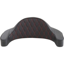 PartzBiz HD DS08220437 - Drag Specialties King Pack Pad Red Double Diamond Harley Touring 86-13 PartzBiz HD DS08220437 - Drag Specialties King Pack Pad Red Double Diamond Harley Touring 86-13