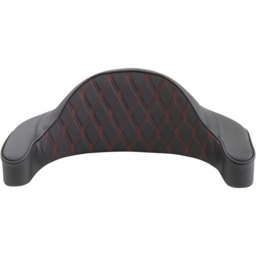 PartzBiz HD: 4417184-Drag Specialties King Pack Pad Red Double Diamond Harley Touring 86-13