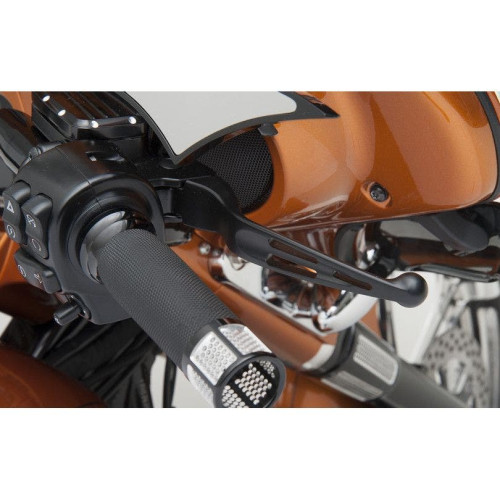 PartzBiz HD: 4417161-Drag Black Slotted Wide Hand Levers คลัตช์เบรก Harley 14-16 Touring Hydraulic | 0610-0793 PartzBiz HD: 4417161-Drag Black Slotted Wide Hand Levers คลัตช์เบรก Harley 14-16 Touring Hydraulic | 0610-0793
