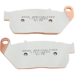 PartzBiz HD DS17212480 - Drag Specialties Premium Sintered Front Brake Pads Harley Sportster XL 04-13 | 1721-2480 PartzBiz HD DS17212480 - Drag Specialties Premium Sintered Front Brake Pads Harley Sportster XL 04-13 | 1721-2480