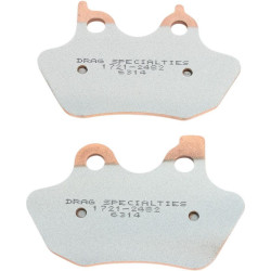 PartzBiz HD DS17212482 - Drag Specialties Premium Sintered Front Rear Brake Pads Harley 05-07 Big Twin | 1721-2482 PartzBiz HD DS17212482 - Drag Specialties Premium Sintered Front Rear Brake Pads Harley 05-07 Big Twin | 1721-2482