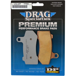 PartzBiz HD DS17212483 - Drag Specialties Premium Sintered Front / Rear Brake Pads Harley Touring & V-Rod | 1721-2483 PartzBiz HD DS17212483 - Drag Specialties Premium Sintered Front / Rear Brake Pads Harley Touring & V-Rod | 1721-2483