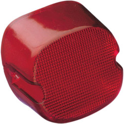 PartzBiz HD DSDS272037 - Drag Specialties Red Laydown Taillight Lens With Bottom Tag Window Harley 84-98 - DS-272037 PartzBiz HD DSDS272037 - Drag Specialties Red Laydown Taillight Lens With Bottom Tag Window Harley 84-98 - DS-272037