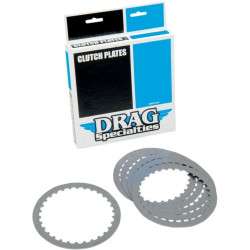 PartzBiz HD DS11310430 - Drag Specialties Replacement Steel Clutch Plate Kit 91-19 Harley Davidson Sportster XL Buell Transmission Disc Friction Upgrade performance Custom Drivetrain 1131-0430 11310430 PartzBiz HD DS11310430 - Drag Specialties Replacement Steel Clutch Plate Kit 91-19 Harley Davidson Sportster XL Buell Transmission Disc Friction Upgrade performance Custom Drivetrain 1131-0430 11310430