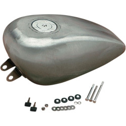 PartzBiz HD DSDS390340 - Drag Specialties Rubber Mounted Right Side Petcock Gas Tank W/ Chrome Aero Cap | DS-390340 PartzBiz HD DSDS390340 - Drag Specialties Rubber Mounted Right Side Petcock Gas Tank W/ Chrome Aero Cap | DS-390340