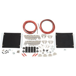 PartzBiz HD DS35011083 - Drag Specialties ชุดติดตั้งฮาร์ดแวร์สลักกระเป๋าข้างสำหรับ Harley 93-13 FLH/T | 3501-1083