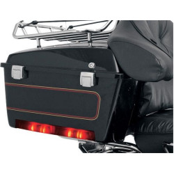 PartzBiz HD DS20400304 - Drag Specialties Smoked Tourpak Lens Kit for Harley '79-'05 Tourpak | 2040-0304