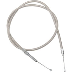 PartzBiz HD DS06521562 - Drag Stainless 80 Long Plus + 18" Longer Clutch Cable for Harley 08-13 FLH/T/X | 0652-1562 PartzBiz HD DS06521562 - Drag Stainless 80 Long Plus + 18" Longer Clutch Cable for Harley 08-13 FLH/T/X | 0652-1562