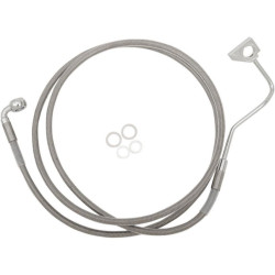 PartzBiz HD DS17414500 - Drag Stainless Clear Coated Extended Length Front Brake Line +6" Overall 70ÔøΩ" | 1741-4500 PartzBiz HD DS17414500 - Drag Stainless Clear Coated Extended Length Front Brake Line +6" Overall 70ÔøΩ" | 1741-4500