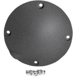 PartzBiz HD DS11070558 - Drag Specialties Wrinkle Black Die Cast Domed Derby Cover 16-18 Harley FLHT/FLHX/FLTRS | 11070558 1107-0558