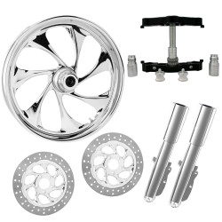 PartzBiz HD DRIFTER-DUAL-CHR-KIT-PCKG - Drifter Chrome 23" Wheel Tire Dual Rotors w/ Raked Triple Trees Lowers & Sliders | DRIFTER-DUAL-CHR-KIT-PCKG PartzBiz HD DRIFTER-DUAL-CHR-KIT-PCKG - Drifter Chrome 23" Wheel Tire Dual Rotors w/ Raked Triple Trees Lowers & Sliders | DRIFTER-DUAL-CHR-KIT-PCKG