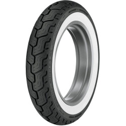 PartzBiz HD DS301991 - Dunlop D402 Series MT90B16 Wide White Wall Rear Motorcycle Tire | 301991