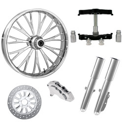 PartzBiz HD DYNASTY-SNGL-CHR-KIT-23PCKG - Dynasty Chrome 23" Wheel Tire Single Side w/ Raked Triple Trees Lowers & Sliders | DYNASTY-SNGL-CHR-KIT-23PCKG PartzBiz HD DYNASTY-SNGL-CHR-KIT-23PCKG - Dynasty Chrome 23" Wheel Tire Single Side w/ Raked Triple Trees Lowers & Sliders | DYNASTY-SNGL-CHR-KIT-23PCKG