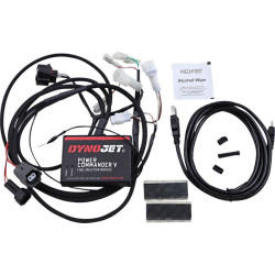 PartzBiz HD DS10203244 - DynoJet / Moose Power Commander V Performance Fuel Tuner 14-19 Yamaha Viking 700 SE EPS VI YFM 4x4 atv utv ecu pcm air fuel ignition tune programmer Upgrade