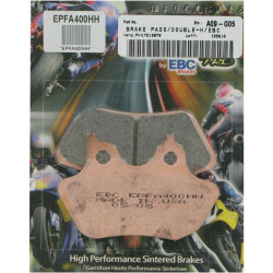 PartzBiz HD WP15-400EP - ผ้าเบรกหน้าและหลัง EBC Extreme Performance Sintered Harley Big Twin 00-07 | EPFA400HH PartzBiz HD WP15-400EP - ผ้าเบรกหน้าและหลัง EBC Extreme Performance Sintered Harley Big Twin 00-07 | EPFA400HH