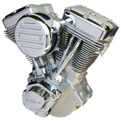 PartzBiz HD MW298-232 - EL Bruto 298-232 Competition Series 107 ci Complete Engine Polished 115hp performance motor replacement upgrade cubic inch built build custom harley new gas motorcycle bike chopper 298232