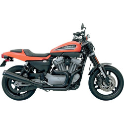 PartzBiz HD DS18001366 - Bassani Black Road Rage II B1 Power 2 into 1 Exhaust Harley Sportster XR1200 | 1XR8R