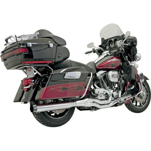 PartzBiz HD: 4416418-Bassani Chrome B4 2-1 Stepped Header Exhaust System Straight 95-16 Harley FLH/T | ท่อไอเสีย FLH-757