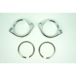 PartzBiz HD 11-425 - ชุดหน้าแปลนท่อไอเสีย Chrome แบบกำหนดเอง Chrome สำหรับรุ่น Harley Twin Cam และ EVO | 11-425 PartzBiz HD 11-425 - ชุดหน้าแปลนท่อไอเสีย Chrome แบบกำหนดเอง Chrome สำหรับรุ่น Harley Twin Cam และ EVO | 11-425