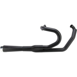 PartzBiz HD ds18001273 - Bassani Black Road Rage 2 Into 1 Short Upswept Muffler Exhaust Harley XL 04-13 | 14122J