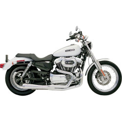 PartzBiz HD DS18001270 - Bassani Chrome Road Rage 2 Into 1 ท่อไอเสีย Upswept สั้น Harley XL 86-03 | 14212จ PartzBiz HD DS18001270 - Bassani Chrome Road Rage 2 Into 1 ท่อไอเสีย Upswept สั้น Harley XL 86-03 | 14212จ