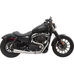 PartzBiz HD DS18002103 - ท่อไอเสีย Bassani Stainless Steel Road Rage III 2-in-1 Harley XL Sportster 86-03 | 1X42SS