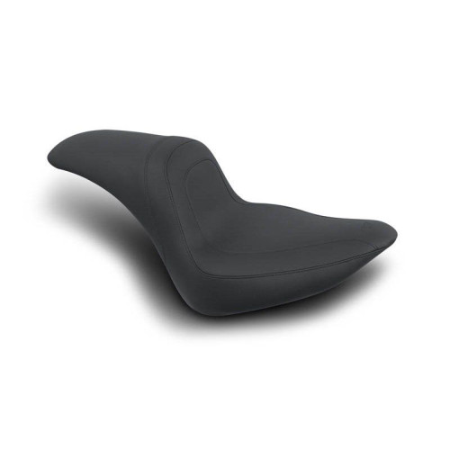 PartzBiz HD: 4416358-Mustang Fastback 1 ชิ้น 2-Up Seat สำหรับ Harley Softail 06-10 FXST 07-17 FLSTF | 76388