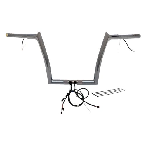 PartzBiz HD: 4416183-FBI Chrome 12" Pointed Top Plug n Play EZ 1-1/4" Handlebar Kit Harley 16-23 FLTRX/S | 902912 PartzBiz HD: 4416183-FBI Chrome 12" Pointed Top Plug n Play EZ 1-1/4" Handlebar Kit Harley 16-23 FLTRX/S | 902912