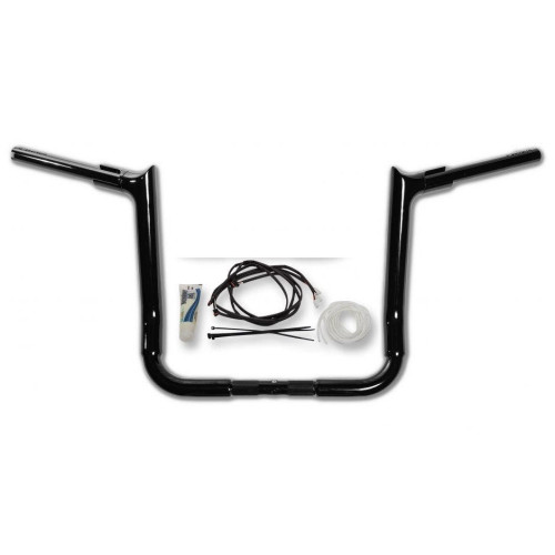 PartzBiz HD: 4416129-FBI Fat Baggers 1-1/2 สีดำ 12” EZ Install สายแฮนด์ปลายแหลม PKG FLH 14-20 | 809212-บี PartzBiz HD: 4416129-FBI Fat Baggers 1-1/2 สีดำ 12” EZ Install สายแฮนด์ปลายแหลม PKG FLH 14-20 | 809212-บี