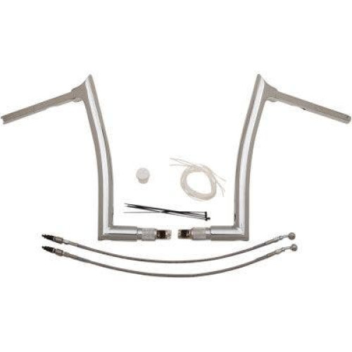 PartzBiz HD: 4416078-FBI Fat Baggers 1-1/2 Chrome 14" EZ Install Pointed Handlelbar Cable PKG FLTR 15-20 809314 0601-5277 06015277 PartzBiz HD: 4416078-FBI Fat Baggers 1-1/2 Chrome 14" EZ Install Pointed Handlelbar Cable PKG FLTR 15-20 809314 0601-5277 06015277