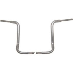 PartzBiz HD FBI-803016 - FBI Fat Baggers 1-1/2 Chrome 16” EZ Install แฮนด์ทรงโค้งมน Batwing 14-20 803016 0601-5275 06015275