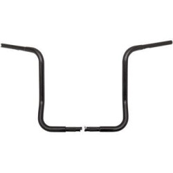 PartzBiz HD FBI-903016-B - FBI Fat Baggers สีดำ 16” EZ ติดตั้งแฮนด์แบบกลม Harley Batwing 86-22 | 903016-บี