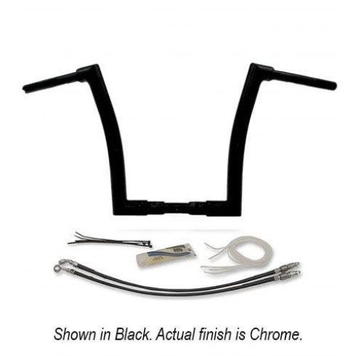 PartzBiz HD: 4415965-FBI Fat Baggers Chrome 1-1/2” EZ ติดตั้งแฮนด์แบนด้านบน 14” Harley FLTR 15-20 PartzBiz HD: 4415965-FBI Fat Baggers Chrome 1-1/2” EZ ติดตั้งแฮนด์แบนด้านบน 14” Harley FLTR 15-20