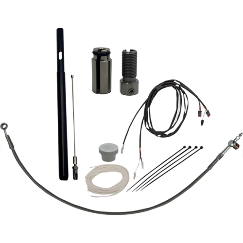 PartzBiz HD: 4415941-FBI Fat Baggers Chrome Braided +8 EZ Install Kit + Adjustor Harley CVO 21+ PartzBiz HD: 4415941-FBI Fat Baggers Chrome Braided +8 EZ Install Kit + Adjustor Harley CVO 21+
