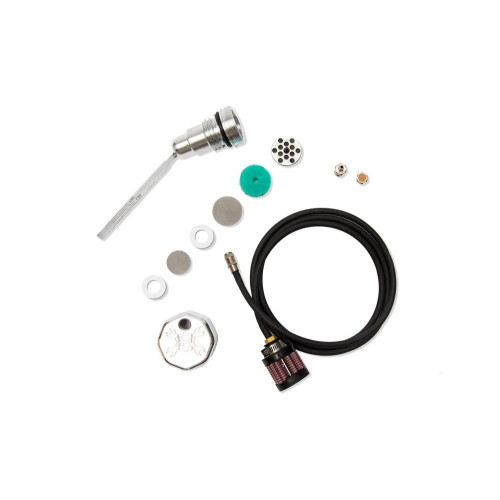 PartzBiz HD: 4415829-Feuling 3091 ขัดเงา Vented Oil Dip Stick Breather ชุด Harley Touring Twin Cam 06-17