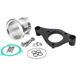 PartzBiz HD FMC-5401 - Feuling 5401 Velocity Stack Black Plate Velocity Stack เครื่องฟอกอากาศ Harley M8 17- | 5401