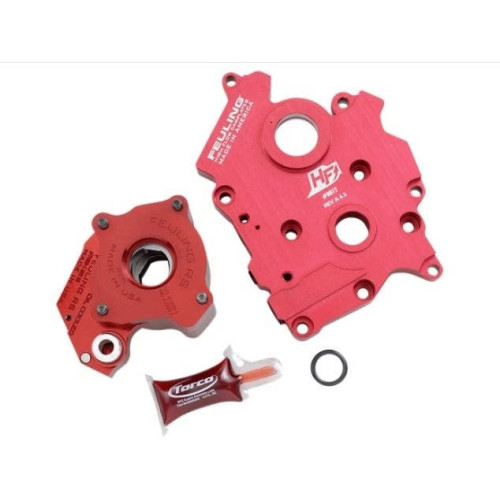 PartzBiz HD: 4415777-Feuling 7197 Red Race Series Hi-Flow Oil Pump & Cam plate Kit 17-19 Harley Davidson Milwaukee Eight M8 M-Eight Performance Upgrade Replacement Engine Motor Horsepower Package PartzBiz HD: 4415777-Feuling 7197 Red Race Series Hi-Flow Oil Pump & Cam plate Kit 17-19 Harley Davidson Milwaukee Eight M8 M-Eight Performance Upgrade Replacement Engine Motor Horsepower Package