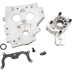 PartzBiz HD FMC-7086 - ชุดแปลง Feuling OE+ Billet Cam Plate ปั้มน้ำมันโซ่ขับ Harley 99-06 | 7086
