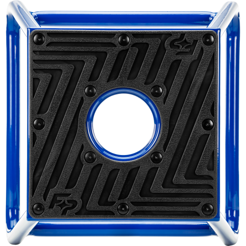 PartzBiz HD: 4415654-Fire Power Steel Moto Stand Blue MX Off Road Non-Slip 16" Tall 61-0802