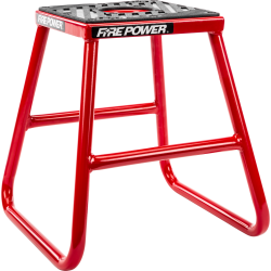 PartzBiz HD WP61-0803 - Fire Power Steel Moto Stand Red MX Off Road Non-Slip 16" Tall 61-0803 PartzBiz HD WP61-0803 - Fire Power Steel Moto Stand Red MX Off Road Non-Slip 16" Tall 61-0803