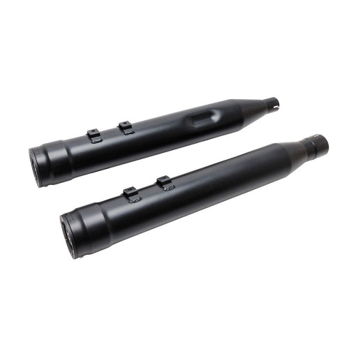 PartzBiz HD: 4415633-Firebrand Black Grand Prix Slip-On Mufflers 10-1008 Harley TC Touring 95-16
