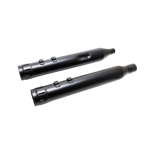 PartzBiz HD: 4415637-Firebrand Black Loose Cannon Slip-On Mufflers 10-1024 Harley M8 Touring 17-Up