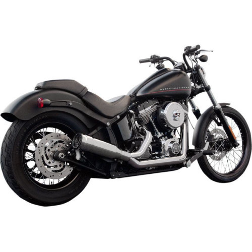 PartzBiz HD: 4415607-Firebrand Chrome FIFTYTWO 52 2-1 Full Exhaust for Harley Softail 86-16 FXST FLST | 12-1011