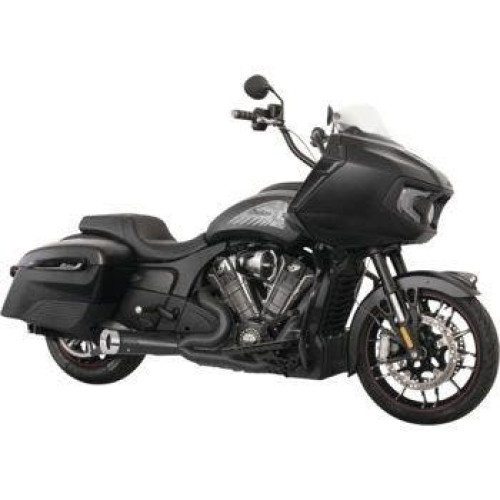 PartzBiz HD: 4415493-Freedom Performance IN00279 Full Exhaust Turnout 2-1 Black Indian Challenger '20