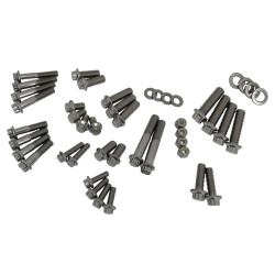PartzBiz HD FMC-3062 - Fueling 3062 Stainless Chassis Dress Up Fastener Kit 17-19 Harley Davidson Road Glide FLTR Milwaukee Eight M-Eight M8 Touring Bolts Nuts Washers Fasteners 2401-1099
